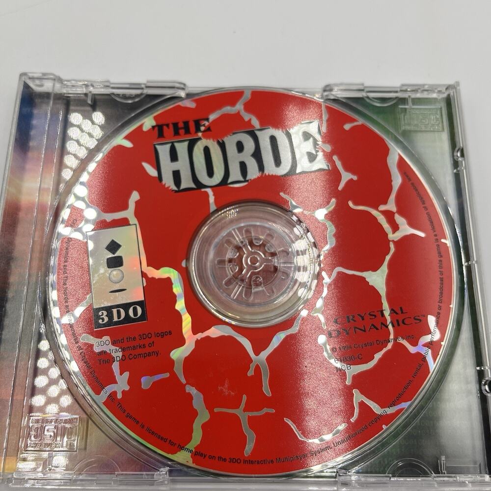 The Horde (Panasonic 3DO, 1994) Disc Only ~ Tested & Working